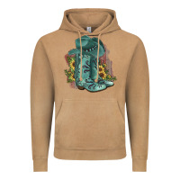 Vintage Camel Turquoise Cowboy Boots Vintage Hoodie - JahusDesignShop