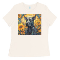 Bone great dane Ladies Tee - Unal Design