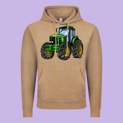 Farm Tractor Vintage Hoodie Designed By Adodesignshop
