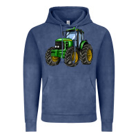 Vintage Denim farm tractor Vintage Hoodie - AdoDesignShop