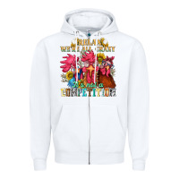 White relax were all crazy its not a competition nca Zipper Hoodie - NancyCooperArtShop