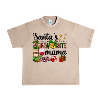 French Oak santa's favorite mama Urban Heavy Tee - AdoDesignShop