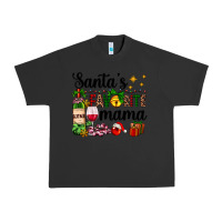 Pigment Black santa's favorite mama Urban Heavy Tee - AdoDesignShop