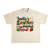 Sandshell santa's favorite mama Urban Heavy Tee - AdoDesignShop