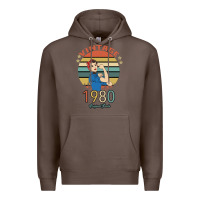 Coffee Vintage 1980 Original Parts Women 40th Birthday Premium Hoodie - Bettercallsaul