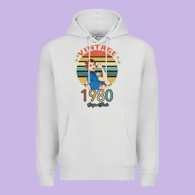 Vintage 1980 Original Parts Women 40th Birthday Premium Hoodie Designed By Bettercallsaul