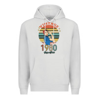 Dove Grey Vintage 1980 Original Parts Women 40th Birthday Premium Hoodie - Bettercallsaul