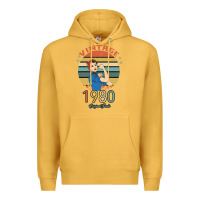 Mustard Vintage 1980 Original Parts Women 40th Birthday Premium Hoodie - Bettercallsaul