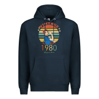 Navy Vintage 1980 Original Parts Women 40th Birthday Premium Hoodie - Bettercallsaul