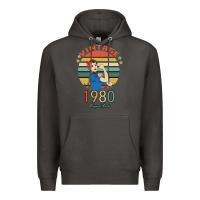 Smoke Vintage 1980 Original Parts Women 40th Birthday Premium Hoodie - Bettercallsaul