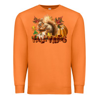 Carrot Fall Vibes Squirrel Premium Sweatshirt - LillyAllenDesigns