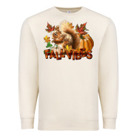 Sandshell Fall Vibes Squirrel Premium Sweatshirt - LillyAllenDesigns