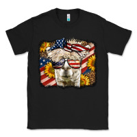 Black Western 4th Of July Lama Background Classic Tee - LillyAllenDesigns