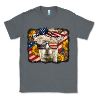 Charcoal Heather Western 4th Of July Lama Background Classic Tee - LillyAllenDesigns