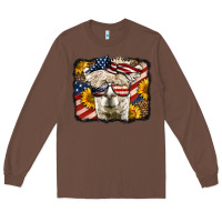 Chestnut 4th of july llama Long Sleeve Tee - LillyAllenDesigns