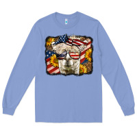 Colony Blue 4th of july llama Long Sleeve Tee - LillyAllenDesigns