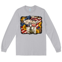 Moon Dust 4th of july llama Long Sleeve Tee - LillyAllenDesigns