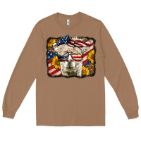 Toasted Coconut 4th of july llama Long Sleeve Tee - LillyAllenDesigns