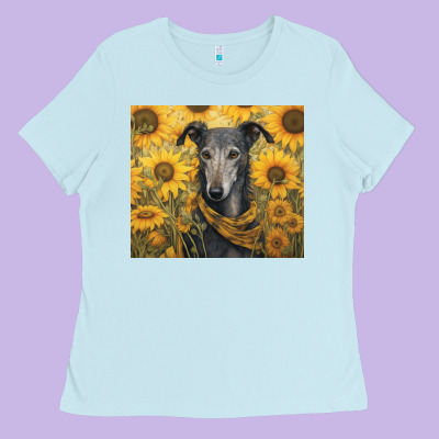 Greyhound Ladies Tee Designed By Unal Design