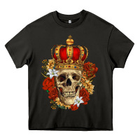 Asphalt Skull King Heavy Core Tee - RanaPortraitStore