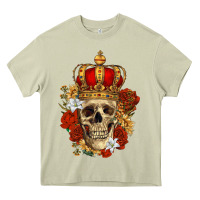 Mossy Skull King Heavy Core Tee - RanaPortraitStore