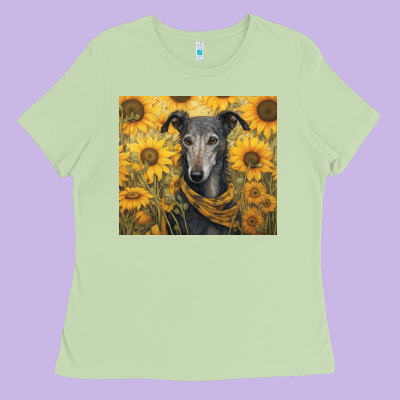 Greyhound Ladies Tee Designed By Unal Design