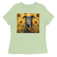 Matcha greyhound Ladies Tee - Unal Design