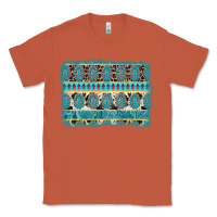 Copper turquoise gemstone background Classic Tee - AdoDesignShop