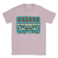 Lilac turquoise gemstone background Classic Tee - AdoDesignShop