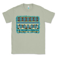 Matcha turquoise gemstone background Classic Tee - AdoDesignShop