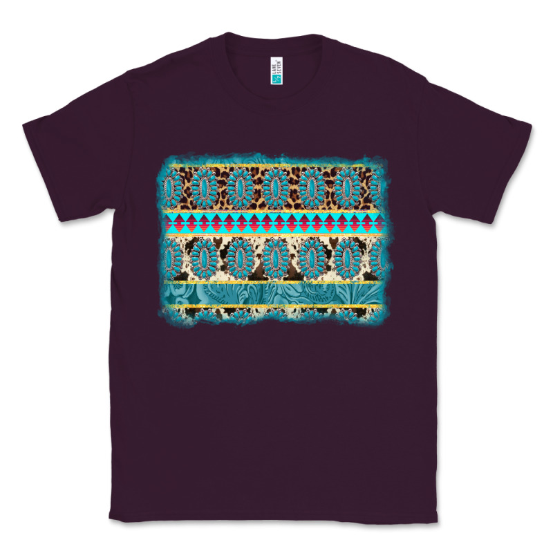 Turquoise Gemstone Background Classic Tee by AdoDesignShop | Teevron