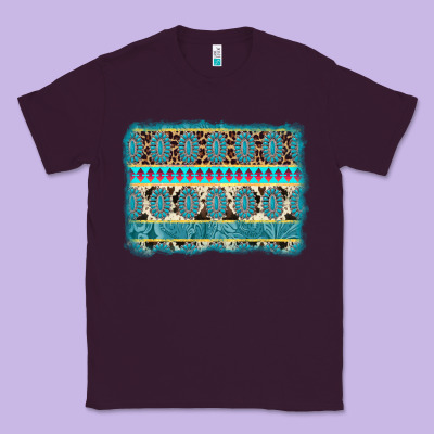 Turquoise Gemstone Background Classic Tee Designed By Adodesignshop