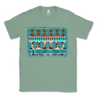 Sage turquoise gemstone background Classic Tee - AdoDesignShop
