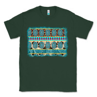Sports Green turquoise gemstone background Classic Tee - AdoDesignShop