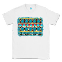 White turquoise gemstone background Classic Tee - AdoDesignShop