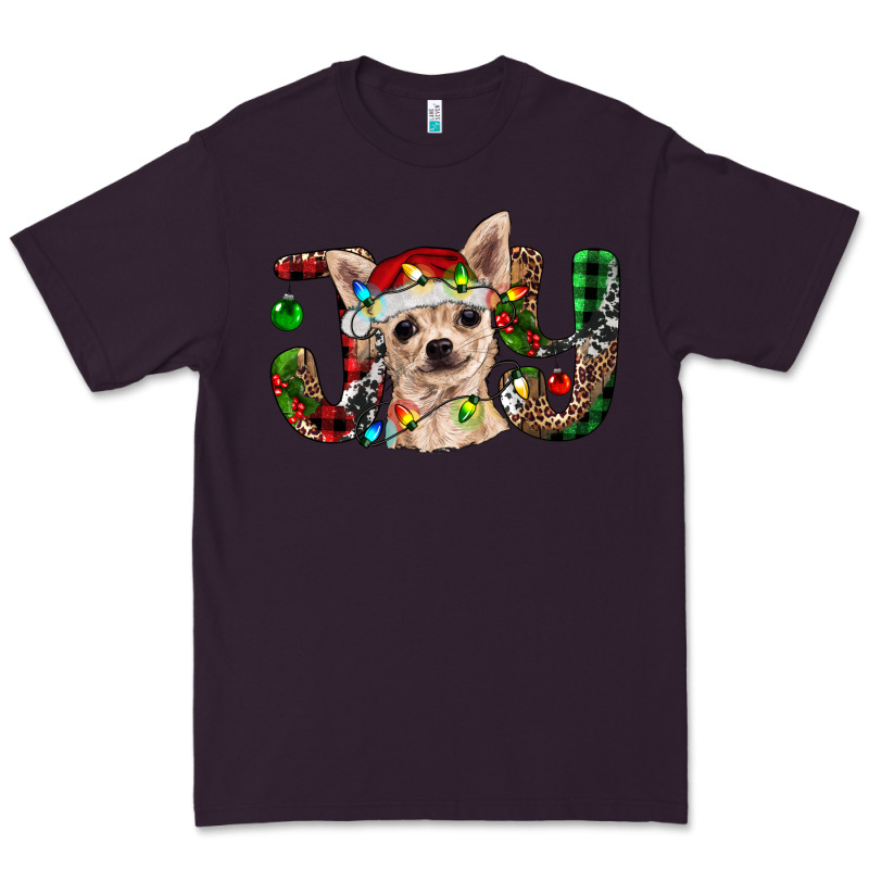 Christmas Chihuahua Joy Premium Tee by BarkalooDesign | Teevron