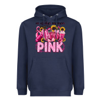 In October We Wear Pink Football Heavyweight Hoodie | Teevron