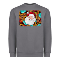 Storm santa background Heavyweight Sweatshirt - JahusDesignShop