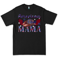 Black American mama with cowboy Premium Tee - texasbilliewilder