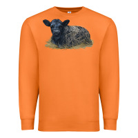 Carrot Black Angus Calf Illustrations Premium Sweatshirt - LillyAllenDesigns