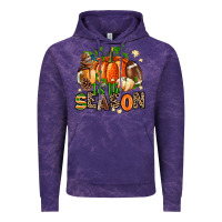 Cloud Purple fall and american football tis the season Vintage Hoodie - AdoDesignShop