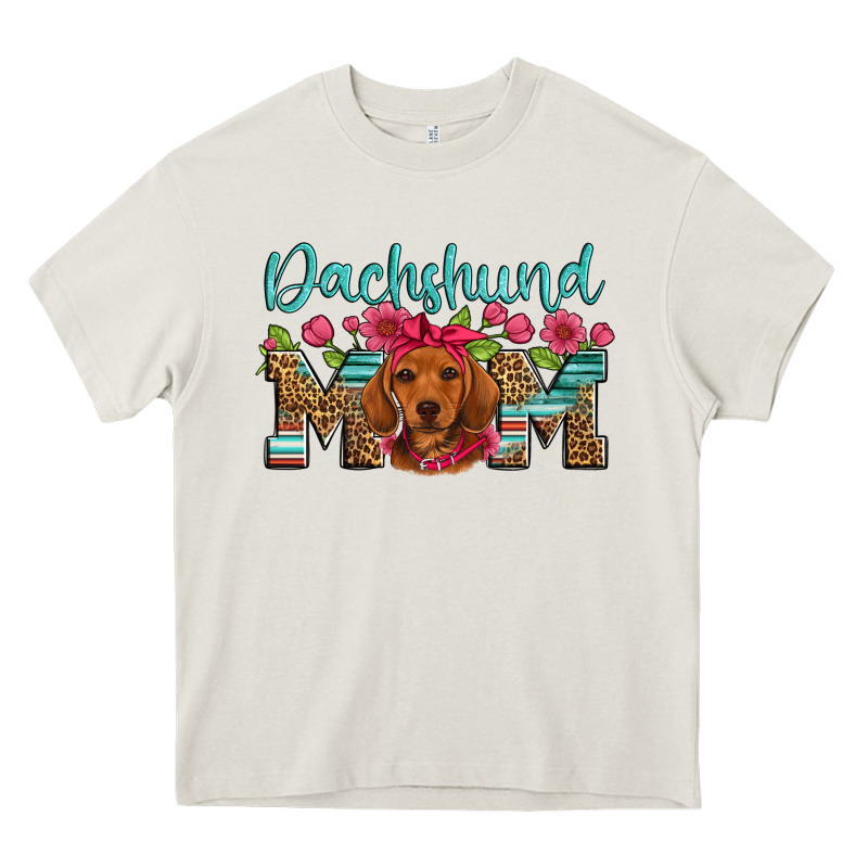 Dachshund Mom Heavy Core Tee by Artiststas | Teevron