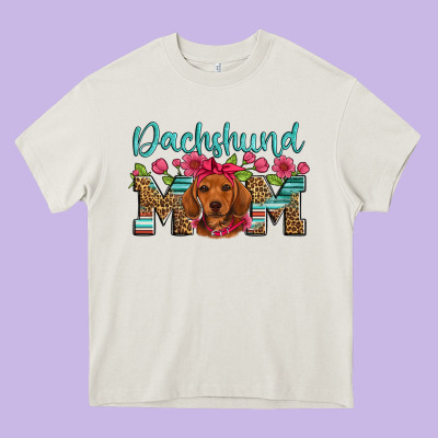 Dachshund Mom Heavy Core Tee Designed By Artiststas