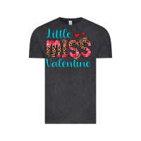 Vintage Black little miss valentine Vintage Tee - JahusDesignShop