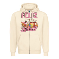 Sandshell mexican new year Zipper Hoodie - MaliasSmallBusiness