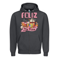 Smoke mexican new year Zipper Hoodie - MaliasSmallBusiness