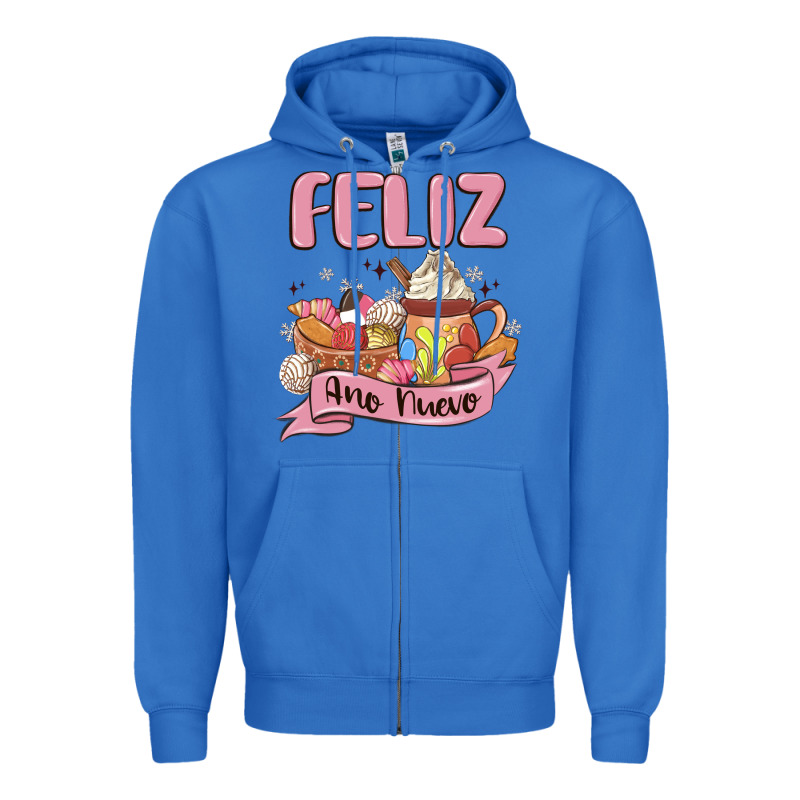 Mexican New Year Zipper Hoodie by MaliasSmallBusiness | Teevron