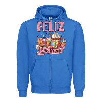 True Royal mexican new year Zipper Hoodie - MaliasSmallBusiness