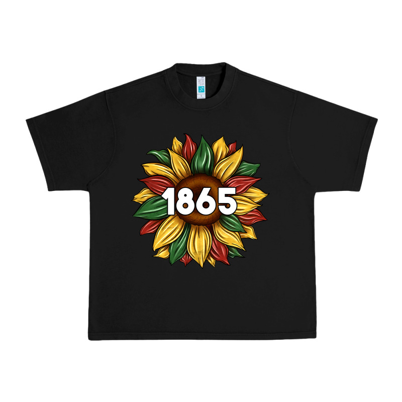 Juneteenth 1865 Sunflower Urban Heavy Tee by Artiststas | Teevron