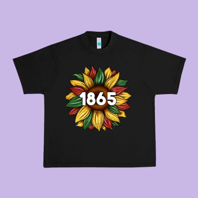 Juneteenth 1865 Sunflower Urban Heavy Tee Designed By Artiststas